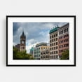 thumbnail image 1 of Boylston Street - Boston Massachusetts Photography Black Framed Wall Art Print 24 x 36 inches, 1 of 4