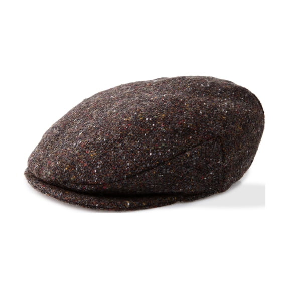 Boyne Valley Knitwear Father's Day Men's Donegal Tweed Irish Flat Vintage Hat