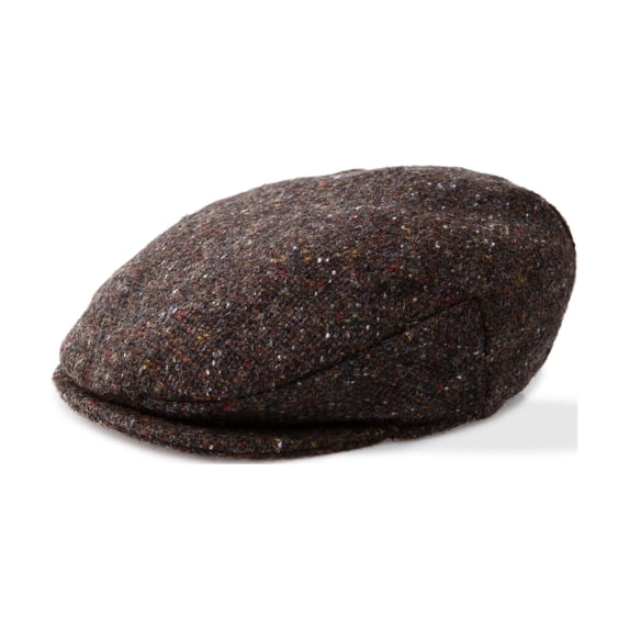 Boyne Valley Knitwear Father's Day Men's Donegal Tweed Irish Flat Vintage Hat