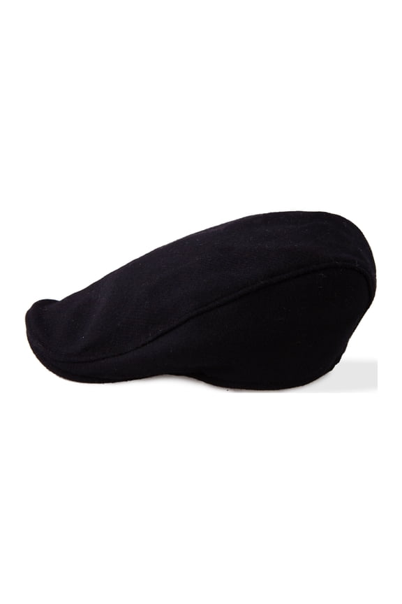 Father's Day Mens Irish Black Wool Flat Cap