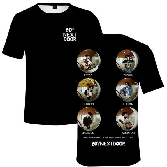 Boynextdoor Merch Kpop T-shirt Funny Casual Style Women Men Crewneck Short Sleeve Tee