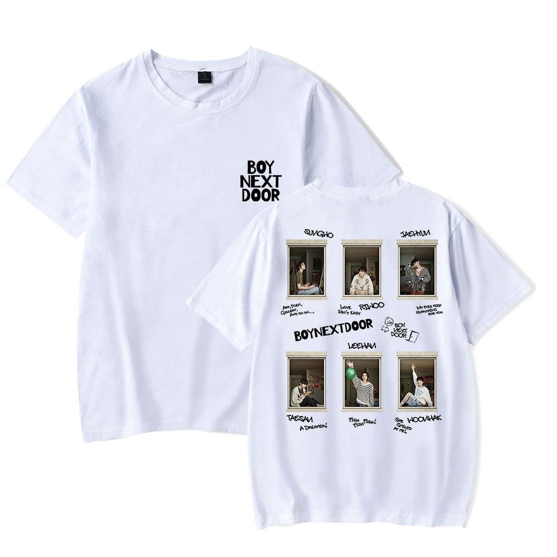 Boynextdoor Tshirt Merch Men Women Short Sleeve T-shirt