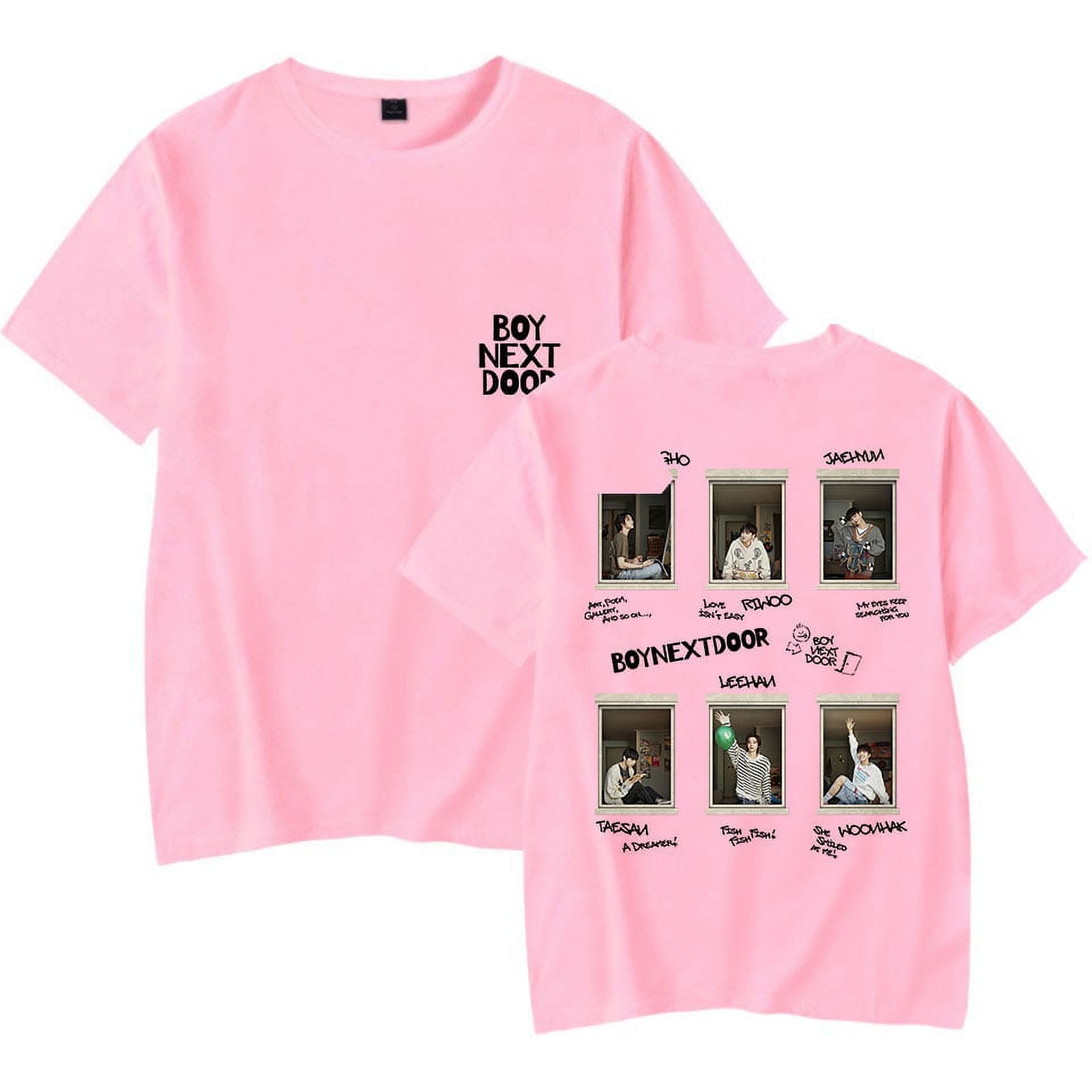 Boynextdoor Tshirt Merch Men Women Short Sleeve T-shirt