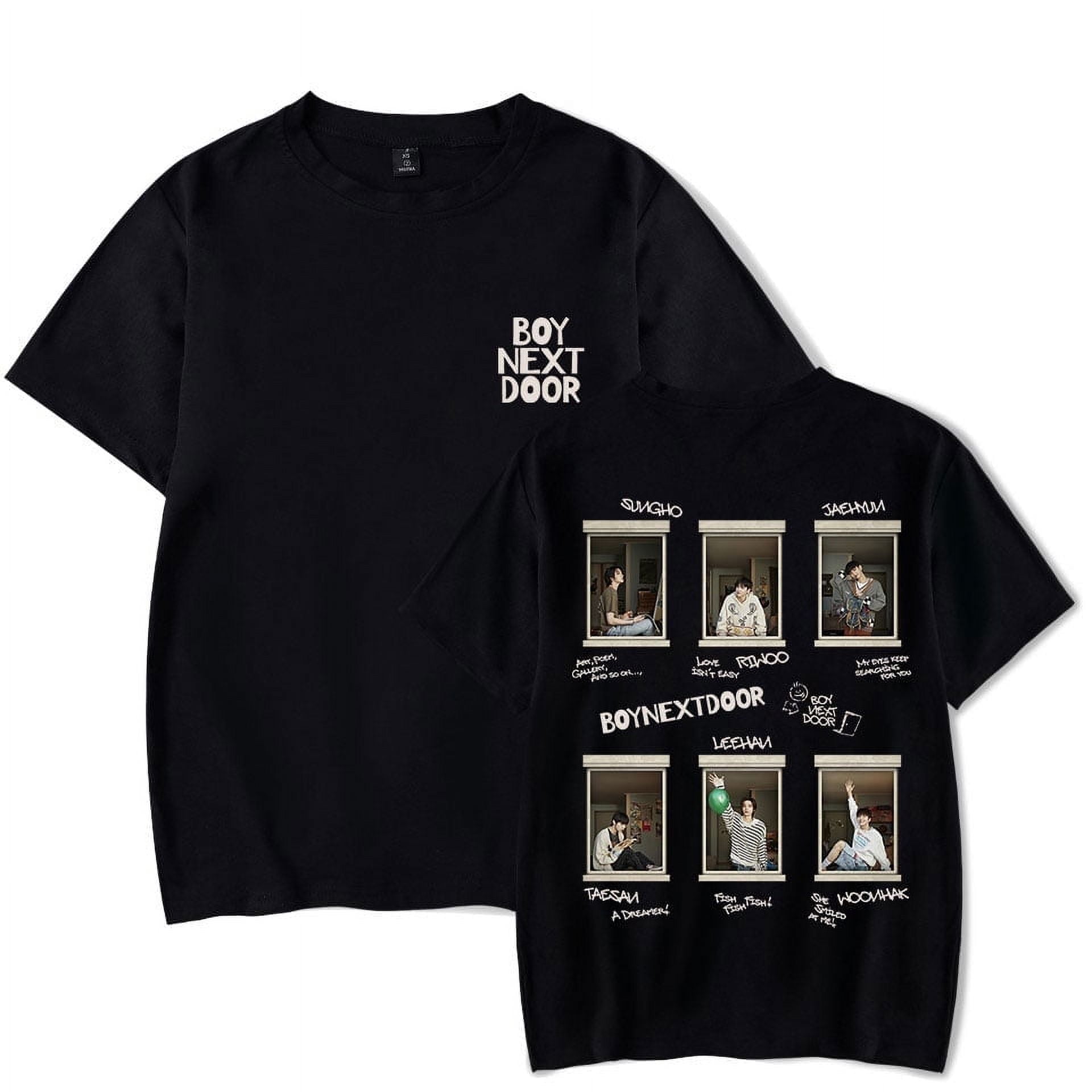 Boynextdoor Tshirt Merch Men Women Short Sleeve T-shirt