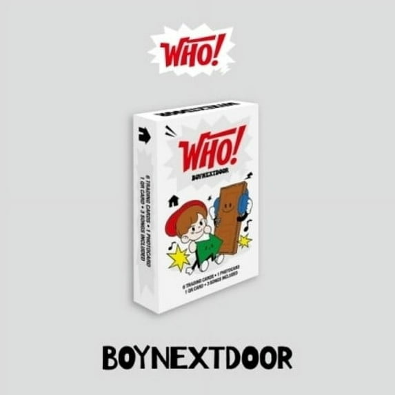 Boynextdoor - Who! - Weverse QQ Car Album Version - incl. 6pc Trading Card Set + Photocard - Music & Performance - CD