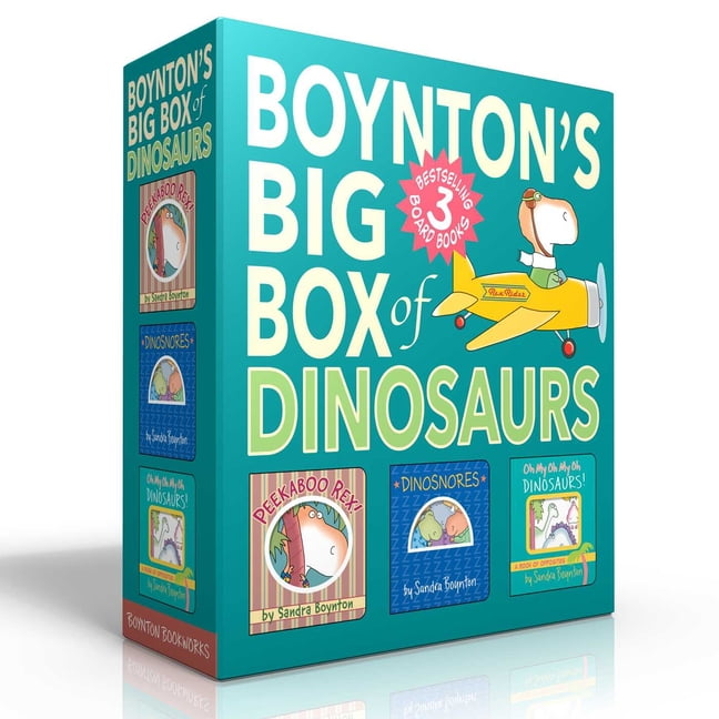 Boynton on Board Boynton's Big Box of Dinosaurs (Boxed Set): Peekaboo Rex!; Dinosnores; Oh My Oh My Oh Dinosaurs!, (Board Book)