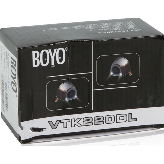 Boyo Vtk220dl License Plate Hole Camera With Leds