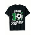 thumbnail image 1 of Boys' 10th Birthday Soccer Celebration T-Shirt - Soft, Breathable Cotton, Comfort Fit Short Sleeve Tee For Youngsters - Perfect Gift, 10 Years Old, Tees, Best Gift, 1 of 6