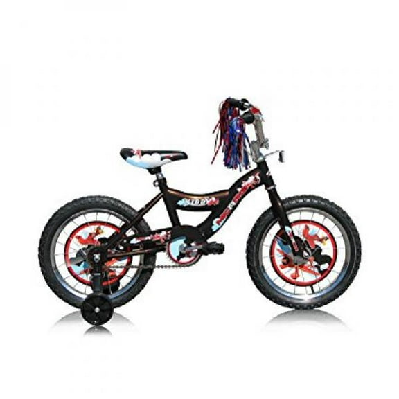 Boys' 16 Inch Micargi Black Kiddy Bike
