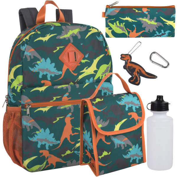 matching water bottle and lunch bag