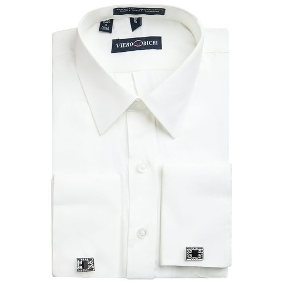 Boys 2-20 French Cuff Dress Shirt Regular & Husky Sizes Cufflinks Included