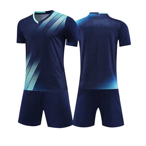 Boys 2-Pack Jersey Soccer Set Sport Team Uniform Shirt and Shorts