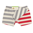 thumbnail image 1 of Boys' 2-Pack Striped Boxer Briefs, Gray & Red - 5-6Y, 1 of 4