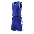 thumbnail image 1 of Boys 2 Piece Basketball Outfits Sets 4-14 Years Teens Kids Quick-Dry Tank Tops & Shorts Breathable Gym Running Athletic Workout Track Suits, 1 of 6