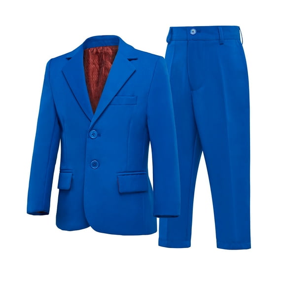Boys' 2-Piece Formal Suit Set,Birthday Proms Dinner Blazers