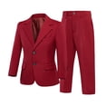 thumbnail image 1 of Boys' 2-Piece Formal Suit Set，Birthday Proms Dinner Blazers, 1 of 5
