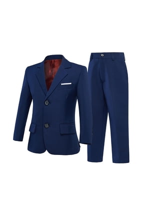 Boys' 2-Piece Formal Suit Set,Birthday Proms Dinner Blazers