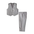 thumbnail image 1 of Boys 2-Piece Formal Vest & Suit Pants Outfit Set, Sizes: 2T to 16 (Light Tan Herringbone), 1 of 6