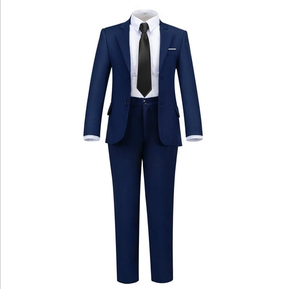 Boys 2 Piece Suit Including a Jacket and Pants Suitable for Weddings Graduation Ceremonies and Coming of Age Ceremonies