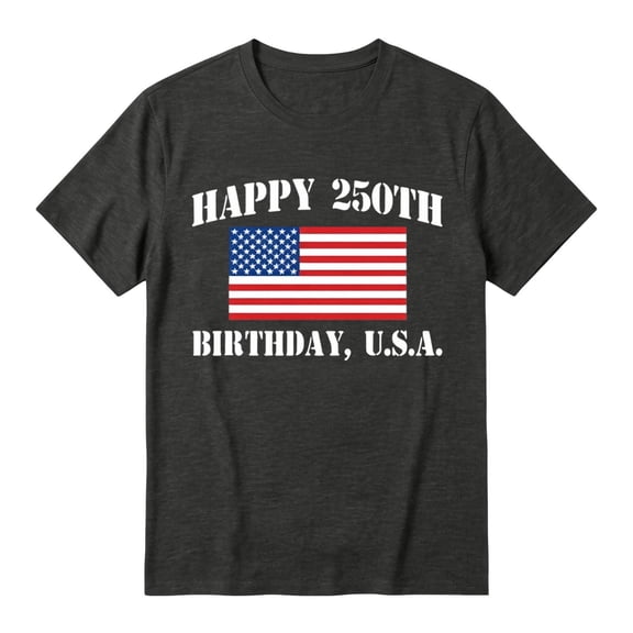 Boys 250th Anniversary America Crew Neck T Shirt USA Flag Short Sleeve Pullover Casual Tops