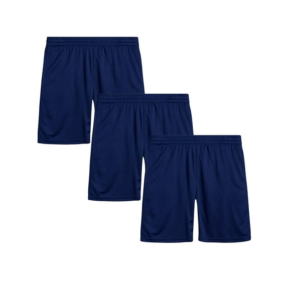Boys 3-Pack Active Mesh Basketball Shorts (S-XL)