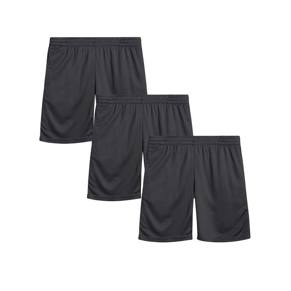 Boys 3-Pack Active Mesh Basketball Shorts (S-XL)
