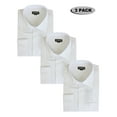 thumbnail image 1 of Boys 3-Pack Long Sleeve Casual Dress School Uniform Shirts (Big Boys, Little Boys), 1 of 5
