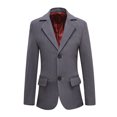 thumbnail image 1 of Boys 3 Piece Formal Dress Suit Set Classic Stripe Fit Jacket Vest and Pants for Wedding, 1 of 5