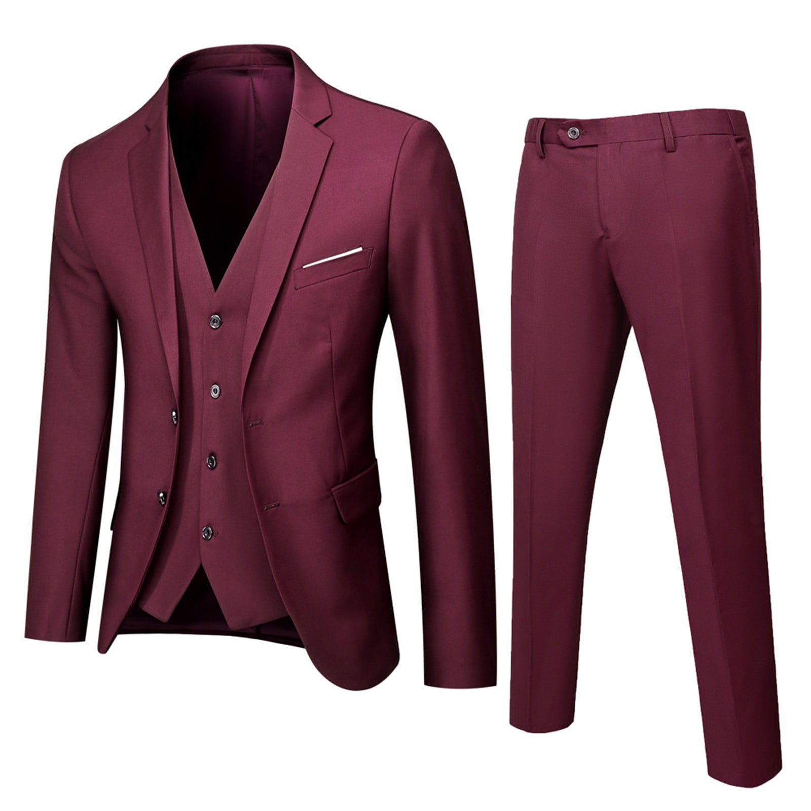 New Arrive 3 Piece Western Suits with Notch Lapel for Weddings