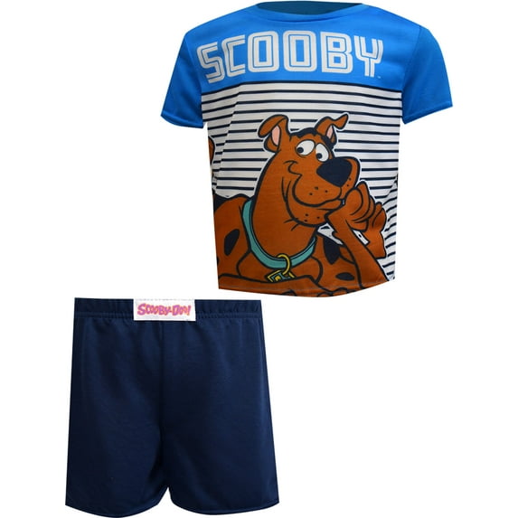 Komar Kids Boys Scooby Doo Classic Striped Pajamas (4)