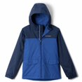 thumbnail image 1 of Boys 4-20 Columbia Rain-zilla Fleece-lined Rain Jacket Color: Mountain Blue Size: S(8), 1 of 4