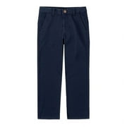 Boys 4-20 IZOD Flat Front Comfort Waistband Pants in Regular, Slim & Husky Color: Navy Size: 12 SLIM