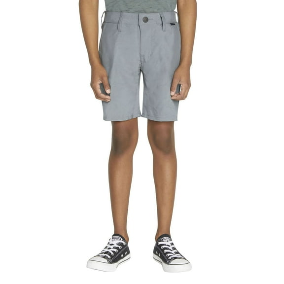 Boys 4-7 Hurley H2O-Dri Walkshorts Color: Cool Gray Size: 6