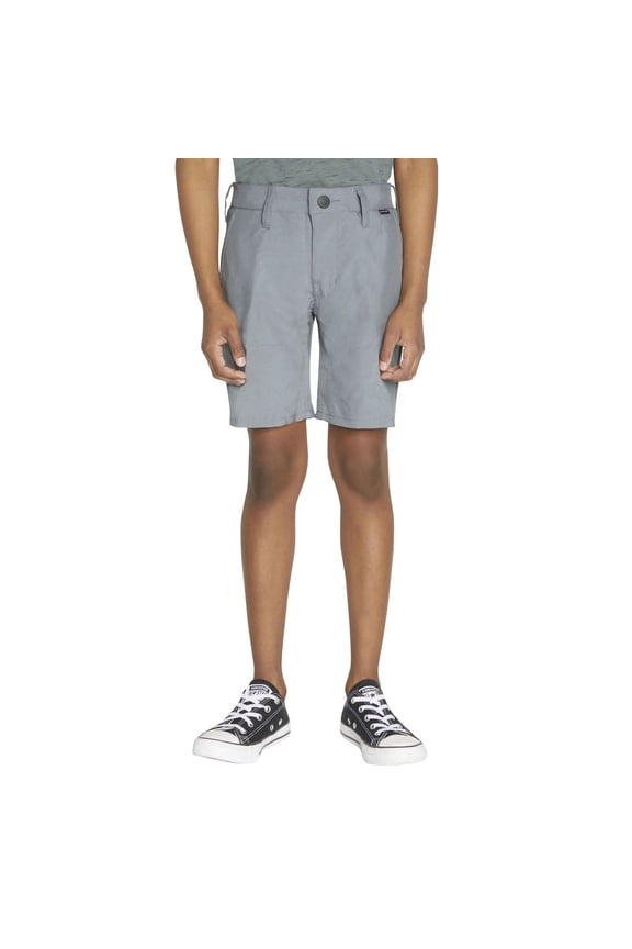 Boys 4-7 Hurley H2O-Dri Walkshorts Color: Cool Gray Size: 6