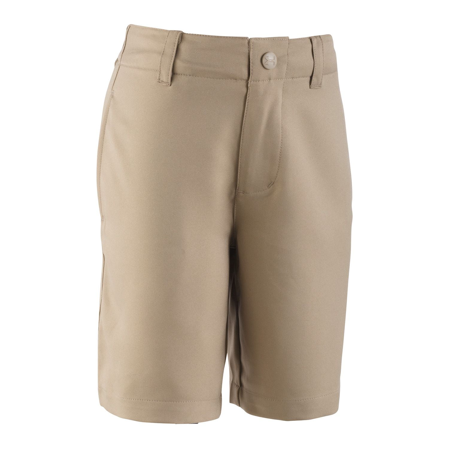 Boys under armour khaki shorts discount