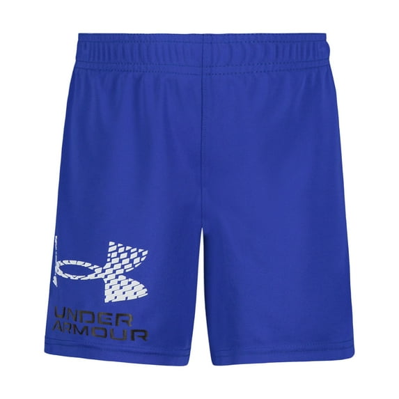 Boys 4-7 Under Armour UA Tech Logo Shorts Color: Blue Size: 4