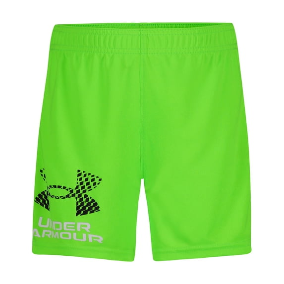 Boys 4-7 Under Armour UA Tech Logo Shorts Color: Green Size: 4