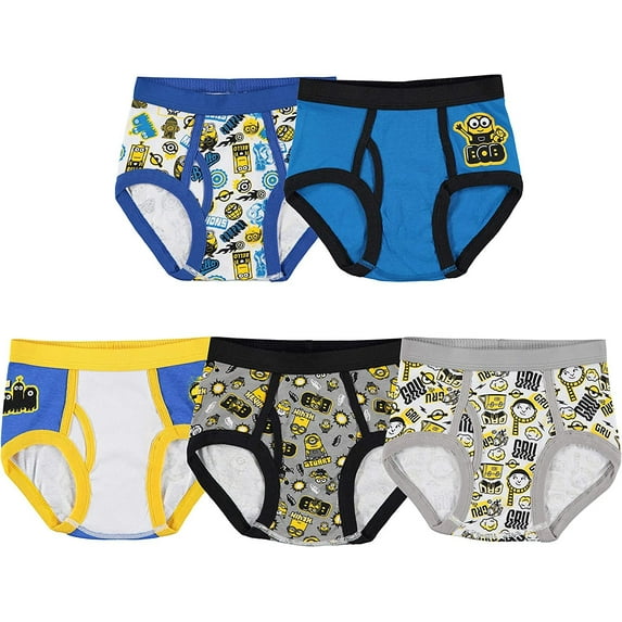 Boys 4-8 Minions Boxer Briefs Color: Minions Size: 8