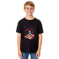 thumbnail image 1 of Star-Spangled Snack King Boys' 4th of July Short-Sleeve Parody Funny T-Shirt, 1 of 5