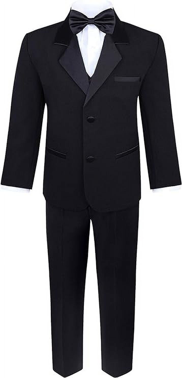 Boy's 6Piece Suit Set Includes Suit Jacket, Dress Pants, Matching