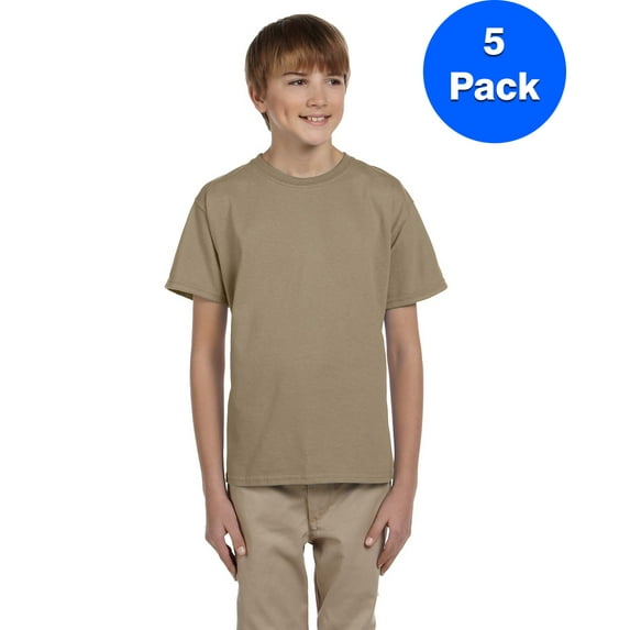 Boys 5 oz.Heavy Cotton HD T-Shirt 3931B (5 PACK)