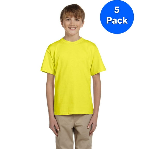 Boys 5 oz.Heavy Cotton HD T-Shirt 3931B (5 PACK)