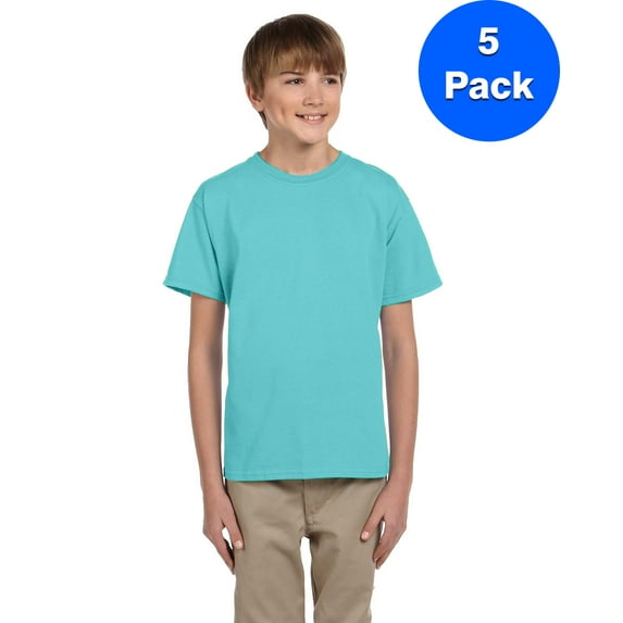 Boys 5 oz.Heavy Cotton HD T-Shirt 3931B (5 PACK)