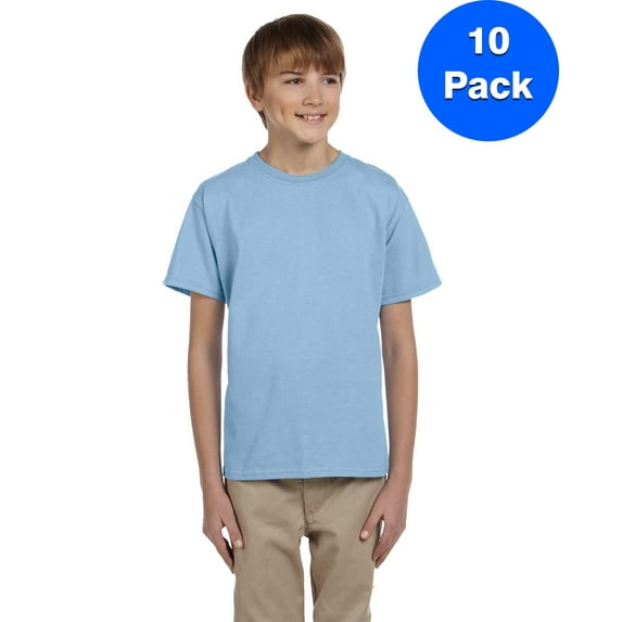 Boys 6.1 oz. Ultra Cotton T-Shirt 10 Pack