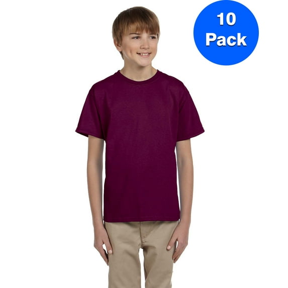 Boys 6.1 oz. Ultra Cotton T-Shirt 10 Pack