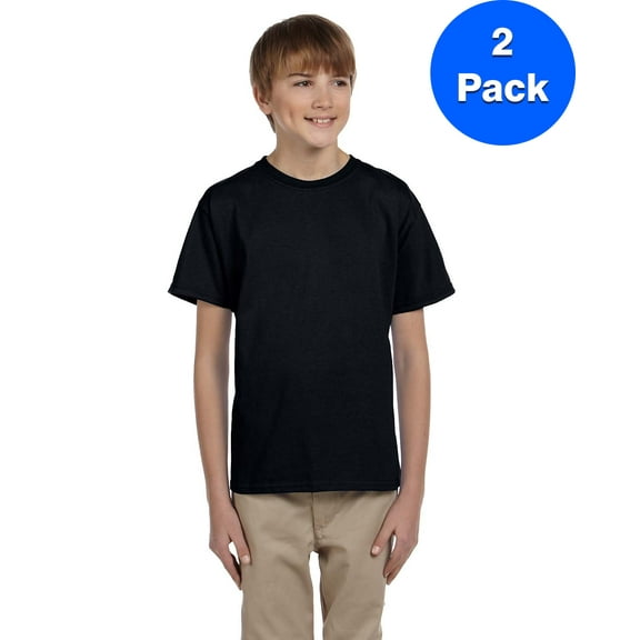Boys 6.1 oz. Ultra Cotton T-Shirt 2 Pack