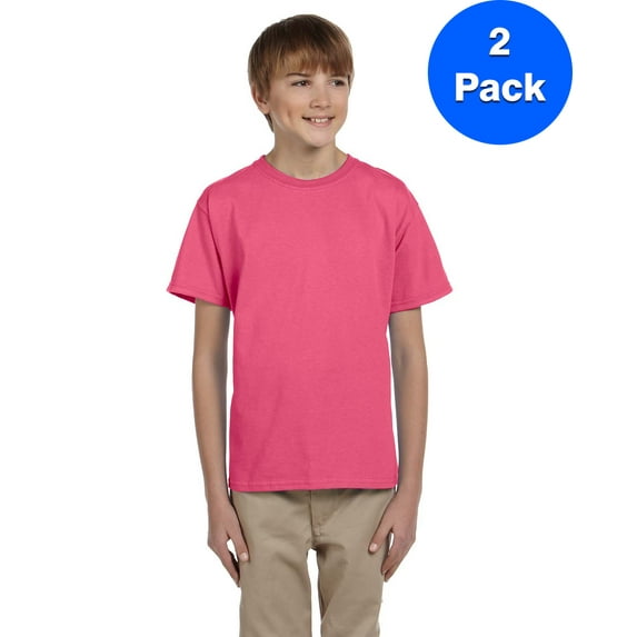 Boys 6.1 oz. Ultra Cotton T-Shirt 2 Pack