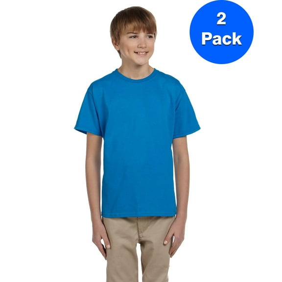 Boys 6.1 oz. Ultra Cotton T-Shirt 2 Pack