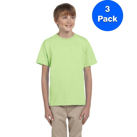 Boys 6.1 oz. Ultra Cotton T-Shirt 3 Pack