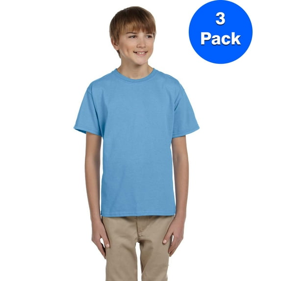 Boys 6.1 oz. Ultra Cotton T-Shirt 3 Pack
